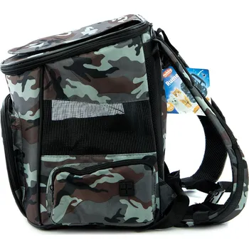 Taška pro psa a kočku NOBBY Batoh na psa do 7 kg, vzor CAMO