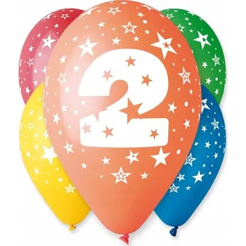 Balónek Balónky s potiskem 2 Gemar 30 cm 5ks