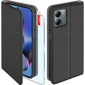 Pouzdro na mobilní telefon Flipové pouzdro KrainaGSM pro Motorola Moto G54 Power Edition, černé