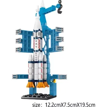 ostatní stavebnice Stavebnice - vesmírná raketa Varianta: 130 kostiček
