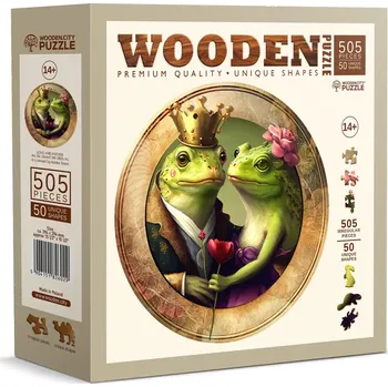 Dětské zboží WOODEN CITY Dřevěné puzzle Láska a žáby 505 dílků