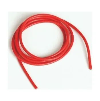 RC vybavení Graupner Silikonový kabel 1,6qmm, 15AWG, 1metr, červený
