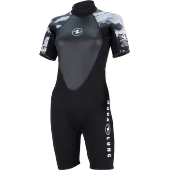 Neoprenový oblek Dámský neoprenový oblek Aqualung HYDROFLEX SHORTY BLACK/WHITE 3mm Velikost: M SU7820109M
