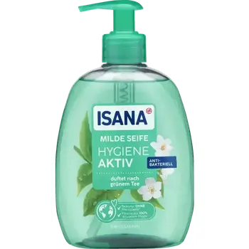 Mýdlo ISANA Jemné antibakteriální mýdlo Zelený čaj 500 ml