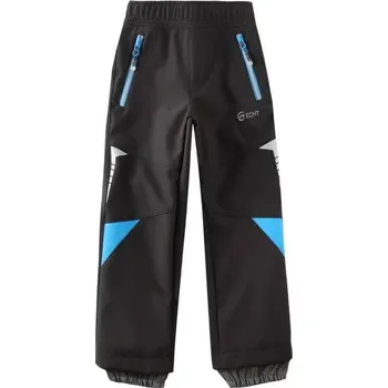 Chlapecké oblečení DĚTSKÉ SOFTSHELLOVÉ KALHOTY ČERNÁ/ MODRÁ HXD008 VELIKOSTI 92-128 Velikost: 98/104, Barva: Černo/modrá