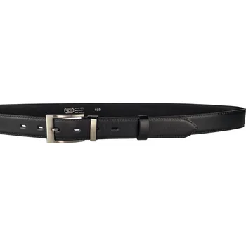 Opasek PENNY BELTS Kožený opasek 30-020-3-60 černý - 95 cm