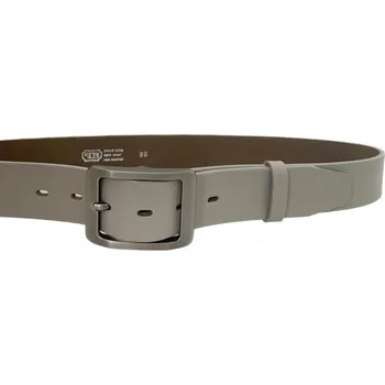 Opasek PENNY BELTS Kožený opasek 15951 šedý - 85 cm