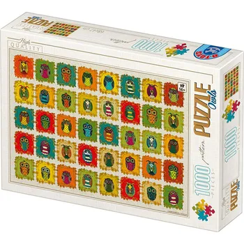 Puzzle Puzzle D‐TOYS Sovy, 1000 dílků + k objednávce puzzle zdarma