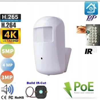 IP kamera SKRYTÁ IP KAMERA POE V POHYBOVÉM ČIDLE 8MPX 4K AUDIO