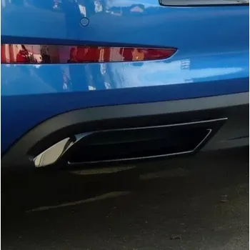 Tuning Dummy - koncovky výfuku, černý lesklý "klavírlak" - Škoda Scala (Koncovky výfuku pro Škoda Scala od r.v. 2019)