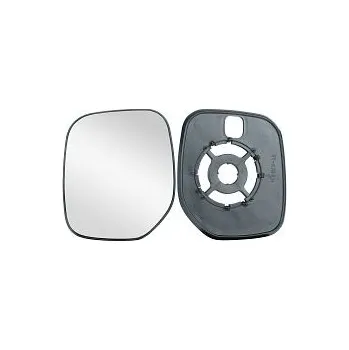 Auto zrcátko Sklo levého zpětného zrcátka PEUGEOT PARTNER | 2002-2008 | nevyhřívané | chromové | vypouklé | TAIWAN |