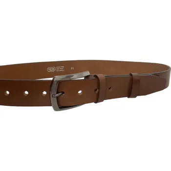 Opasek PENNY BELTS Kožený opasek 36-48 hnědý - 105 cm