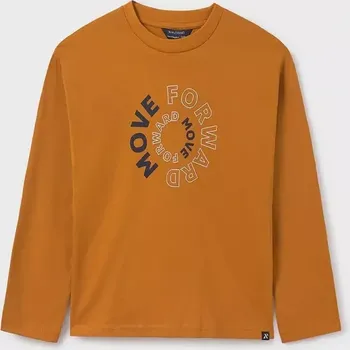 Chlapecké tričko Chlapecké triko dlouhý rukáv Mayoral 842-84 Amber velikost 152