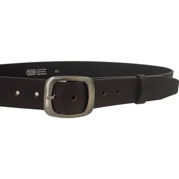 Opasek PENNY BELTS Kožený opasek 99V440 hnědý - 115 cm