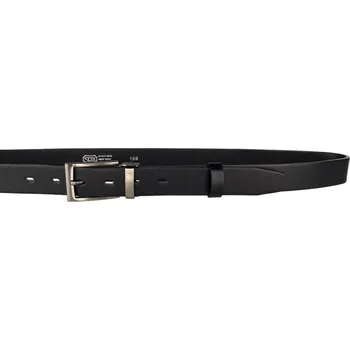 Opasek PENNY BELTS Kožený opasek 30-100-8-60 černý - 105 cm