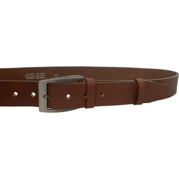 Opasek PENNY BELTS Kožený opasek 504-R48 hnědý - 105 cm