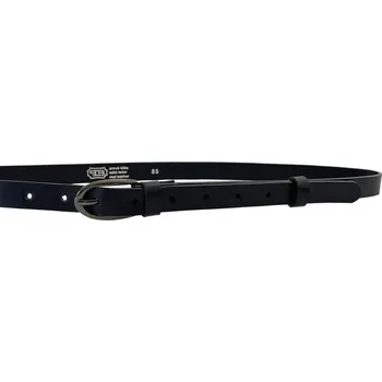 Opasek PENNY BELTS Kožený opasek 20-205-63 černý - 115 cm
