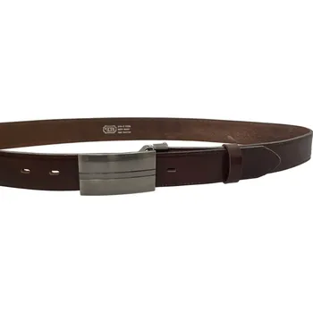 Opasek PENNY BELTS Pánský kožený opasek 35-020-8PS-506 hnědý - 110 cm