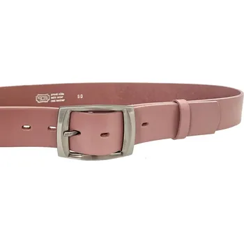 Opasek PENNY BELTS Kožený opasek 44503 růžový - 90 cm