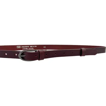 Módní doplněk PENNY BELTS Kožený opasek 20-205-95 bordo - 95 cm