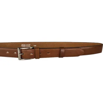 Opasek PENNY BELTS Pánský kožený opasek 30-020-48 hnědý - 95 cm
