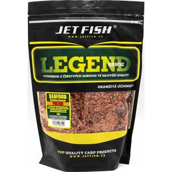 Návnadová surovina 1kg Legend Range PVA mix : SEAFOOD - ŠVESTKA / ČESNEK