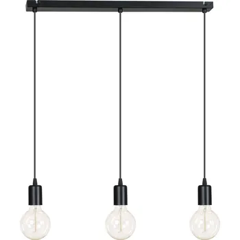 ZÁVĚSNÉ STROPNÍ SVÍTIDLO LUSTR CHROM MĚĎ EDISON LOFT TROJITÁ MODERNÍ