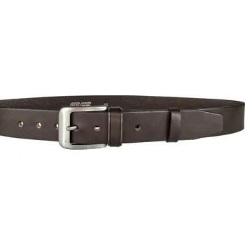 Opasek PENNY BELTS Kožený opasek 02-PR01-40 tmavě hnědý - 85 cm