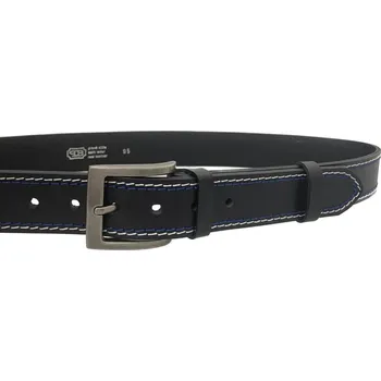Módní doplněk PENNY BELTS Kožený opasek 501-2-B-M-60 černý - 85 cm