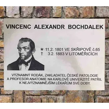 Plechová cedule JWD Pamětní deska z nerezu, kvalitní zpracování, vysoká odolnost. Varianta: A4 - 29x21