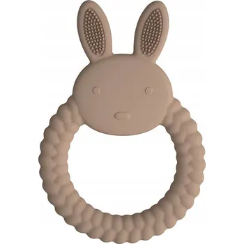 Kousátko na zuby Bosso Baby silikonové hnědé