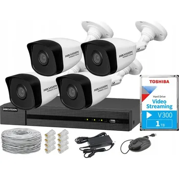 Bezpečnostní kamera Monitorovací sada Hikvision Hiwatch HWI-B140H + HWN-4104MH-4P