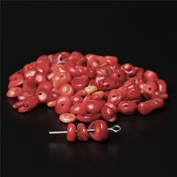 Šperkovnice Přírodní kameny na DIY šperky | Korálky, boho šperky - Červený korál , 40 cm