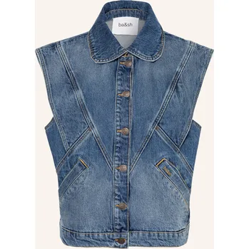 Dámský blejzr Ba&Sh Dámská Džínová Vesta Max, blue lightusedblue, 34