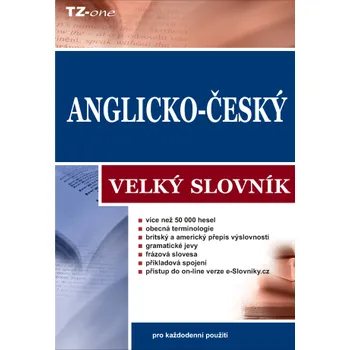 Kniha Anglicko-český velký slovník - TZ-One