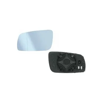 Auto zrcátko Sklo levého zpětného zrcátka VOLKSWAGEN LUPO | 1998-2002 | vyhřívané | namodralé | asférické | TAIWAN |