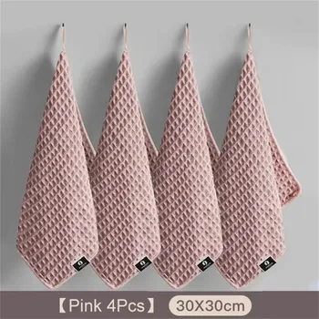 Kávovar Mikrovláknová utěrka na kávovar super savá | kuchyňské potřeby - Růžová 30x30cm-4ks