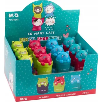 Ořezávátko Ořezávátko , s nádobkou M&G modrá, zelená