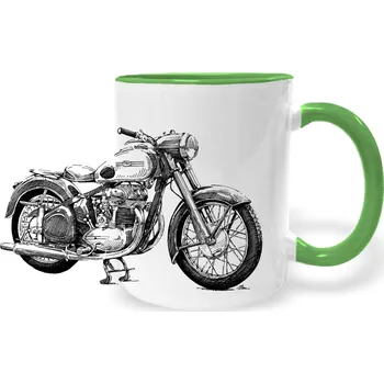 Hrnek - Jawa 500 OHC Barva: Zelená