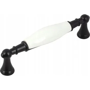 Nábytkové kování Klasická Nábytková Úchytka Domino černá ROZTEČ 128 MM