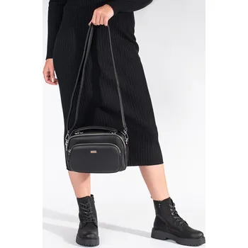 Dámská treková obuv Černé dámské traperky na platformě Sergio Leone TR759B/NU Velikost: 40