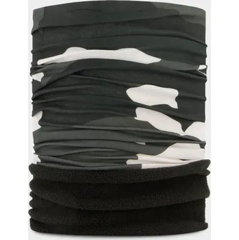 Nákrčník Poederbaas Neckwarmer With Fleece Black/Grey/White
