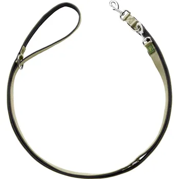 Vodítko pro psa HUNTER neoprenové vodítko, olivová/černá - délka 200 cm, šířka 10 mm