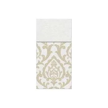 Papírový ubrousek Ubrousky na příbory PAW AIRLAID 40x40 cm Portugesse tiles gold [25 ks],rychlé dodání