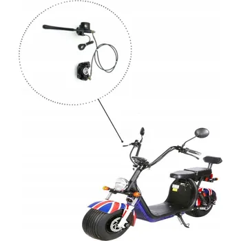 Motorová koloběžka Černá brzda Inoparts pro koloběžku