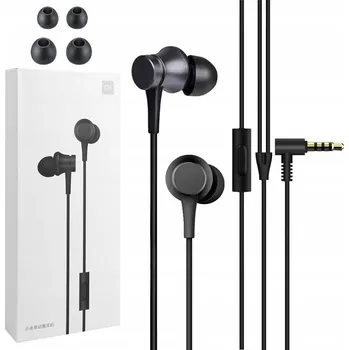Sluchátka Xiaomi In-ear Sluchátka Kabelová s mikrofonem mini jack 3.5 mm černá
