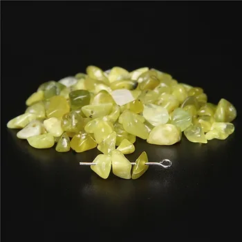 Šperkovnice Přírodní kameny na DIY šperky | Korálky, boho šperky - Žlutá tyrkysová , 80 cm