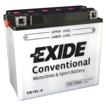 Motobaterie Exide Bike Conventional 12V 18Ah 190A EB18L-A