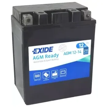 Motobaterie Exide Bike AGM Ready 12V 12Ah 210A AGM12-14