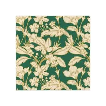 Papírový ubrousek Ubrousky PAW AIRLAID 40x40 cm Beautiful Floral Pattern Green [50 ks],rychlé dodání